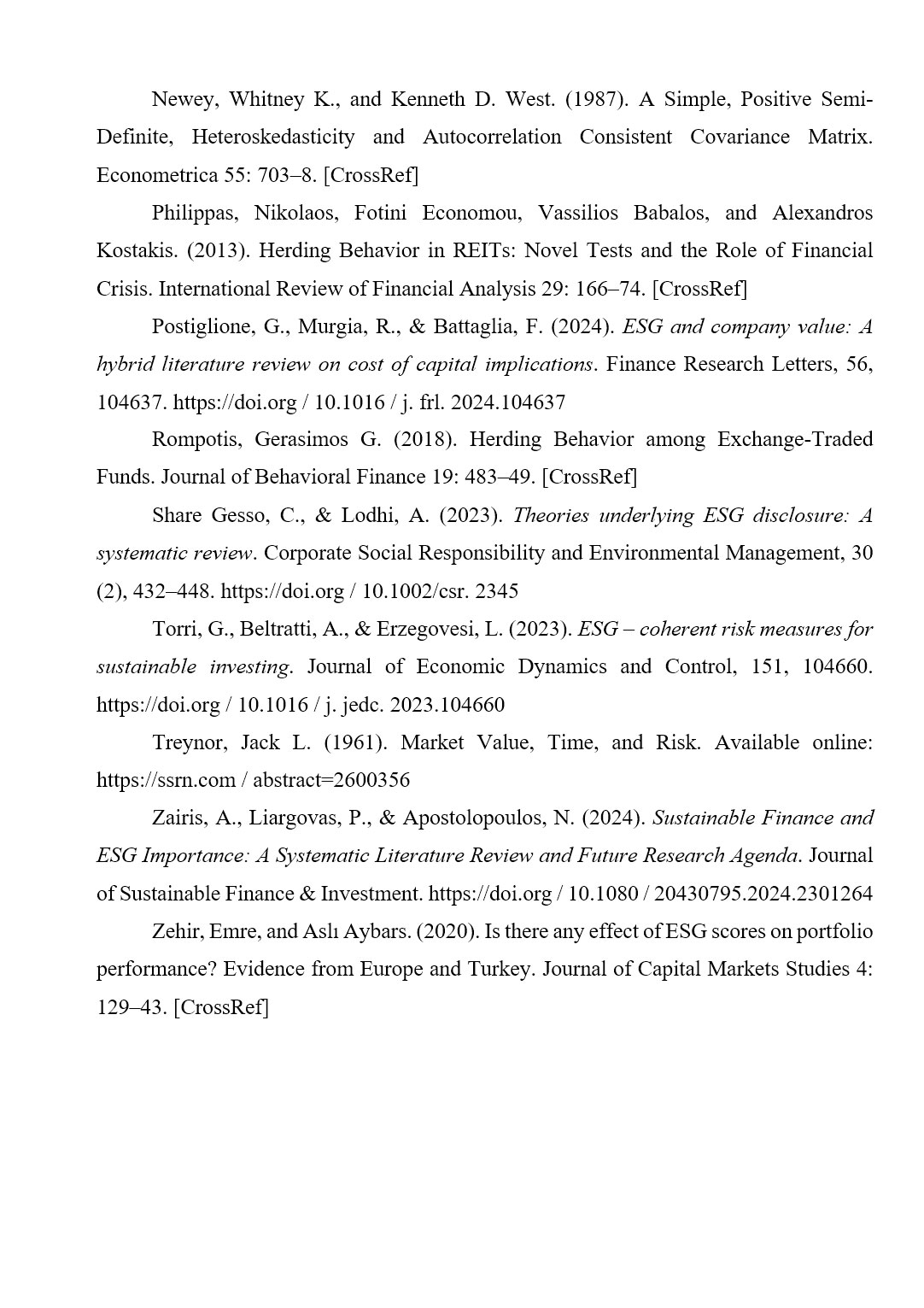 Образец оформления списка использованных источников в англоязычной дипломной работе Bachelor’s / Master’s - Страница 2