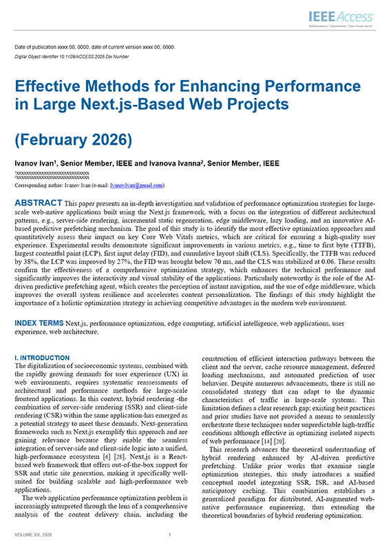Образец оформления аннотации и введения к научной статье стандарта IEEE