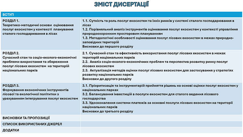 Образец оформления презентации к кандидатской диссертации - содержание работы