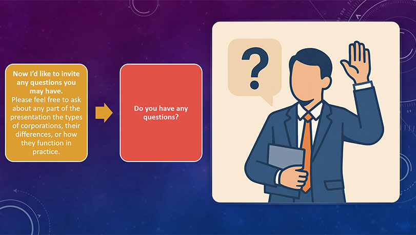 Образец оформления презентации на английском языке - итог